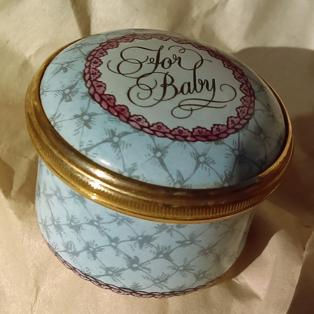 Halcyon Days Enamels trinket box
